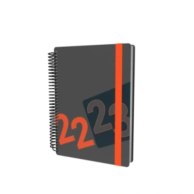 Abbildung von Collins Delta A5 Akademischer Terminplaner 202223, Wochenansicht, Orange (FP53M.44 2223) Schüler Journalplaner mit Tagebuch, Notizen und Stundenplänen