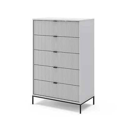 Abbildung von Vicco Kommode Eliza, Grau, 76 x 120 cm