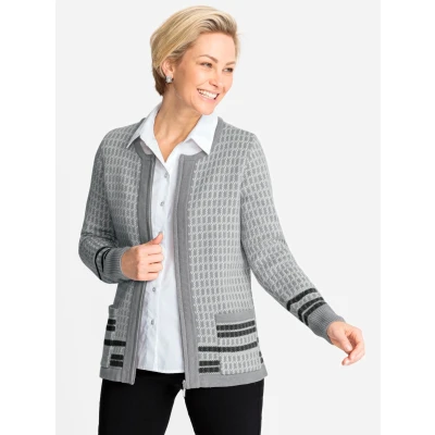Abbildung von Classic Jacquardstrickjacke