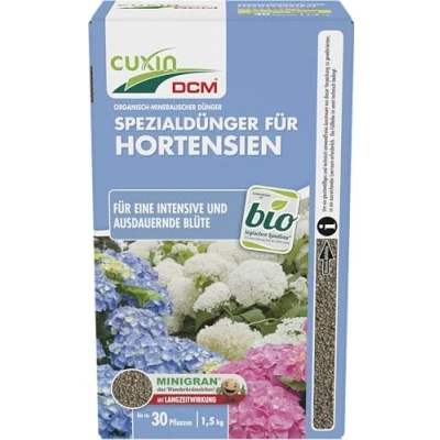 Abbildung von Cuxin DCM Spezialdünger Hortensien 1,5 kg Blümendünger