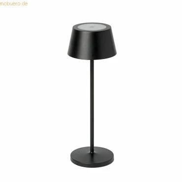 Abbildung von Maul Akku Tischleuchte MAULnina Tischlampe kabellos mit langlebigem aufladbar bis zu 10h Beleuchtung Lampe dimmbar für Schreibtisch, Nachttisch &amp; Outdoor Schwarz