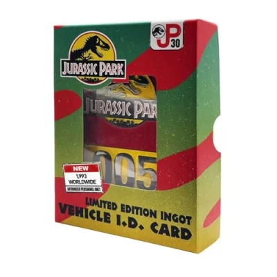 Abbildung von FaNaTtik Jurassic Park Limited Edition 30th Anniversary Replica Vehicle I.D Ingot