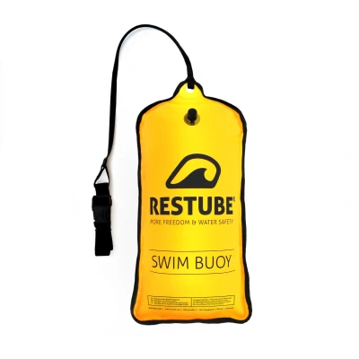 Abbildung von Restube Schwimminsel Schwimmboje, aufblasbar &amp; wiederverwendbar, Signalfarbe, Auftrieb: 125 N, PVC Frei