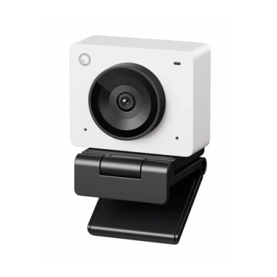 Abbildung von OBSBOT Meet SE 1080P@100 FPS Webcam für PC mit 1/2,8&quot; Sensor, KI Bildanpassung &amp; Autofokus, Beauty Mode, Leichtgewichtig, Gestensteuerung, Staggered HDR, Streaming, Meetings (Cloud White)