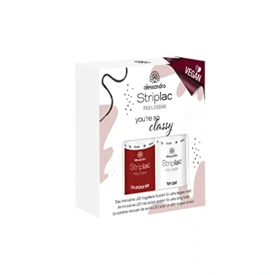 Abbildung von alessandro international UV Nagellack STRIPLAC PEEL OR SOAK Set Classy VEGAN, 2 tlg.