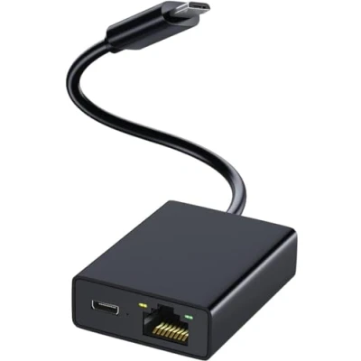 Abbildung von Ethernet Adapter für Fire TV Stick, Micro USB auf Adapter,Fire Stick LAN Amazon 4K, 4K und weitere Streaming Sticks.