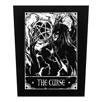 Abbildung von Deadly Tarot The Curse Rücken Patch Schwarz 29.5x36cm