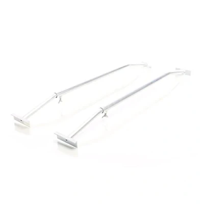 Abbildung von XPOtool 2 x Flachplanenbügel für Anhänger 100 145 cm, verstellbare Aluminiumbügel Anhängerplanen, Planenspanner Flachplanen
