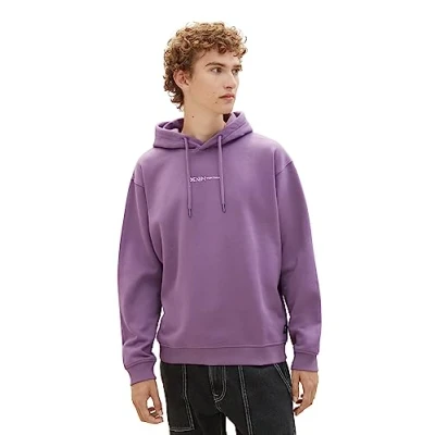 Abbildung von TOM Tailor PULL Camel Kapuzenpullover, Herren, Größe: Small, Dusty grape