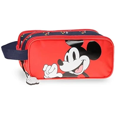 Abbildung von Disney Mickey Mouse Fashion Federmäppchen Dreifach Mehrfarbig 22x10x9 cm Mikrofaser, bunt, Etui