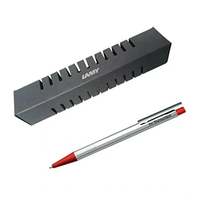 Abbildung von Lamy Kugelschreiber matt Logo Modell 205, Farbe rot inkl. Laser Gravur