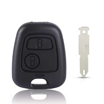 Abbildung von SALPIE Silikonhülle für Autoschlüssel Schlüssel Fernbedienung Toyota Citroen C1 C2 C3 C4 XSARA Saxo BERLINGO Picasso und Peugeot 107 207 307 407 106 206 306 406 (GUSCIO, GUSCIO)