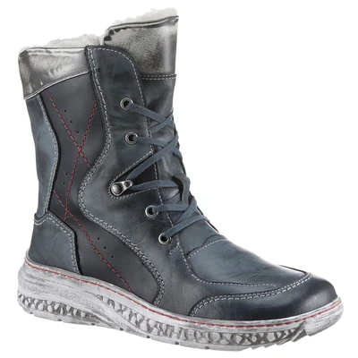 Abbildung von KRISBUT Winterboots, Winterstiefel, Boots, Schnürboots mit Komfortweite: sehr weit