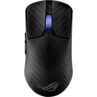 Abbildung von ASUS ROG Harpe Ace Extreme kabellose ESport Gaming Maus mit nur 47g Gewicht, Gehäuse aus Kohlefaser, 8000Hz Polling Rate und Glasmausfüße
