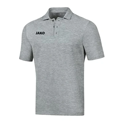 Abbildung von JAKO Poloshirt, Herren, Größe: 46/48, Grauschwarz