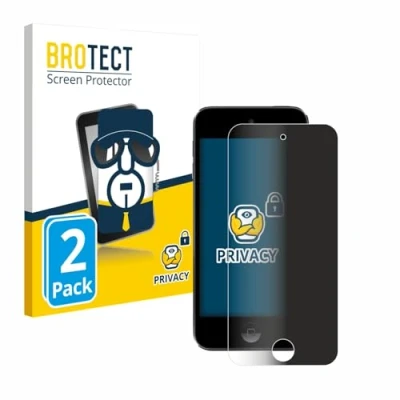 Abbildung von BROTECT (2 Stück Anti Spy Blickschutzfolie für Apple iPod Touch (Gen.5/6/7) Privacy Screen Protector [Displayschutz, Sichtschutz, Blaulichtfilter]