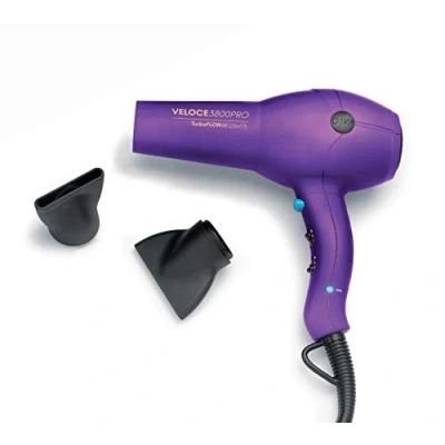 Abbildung von Diva Edit Veloce 3800 Pro Föhn Haartrockner 4 Hitze und 2 Gebläsestufen Mit Cool Shot 3m hitzebeständiges Kabel, lila