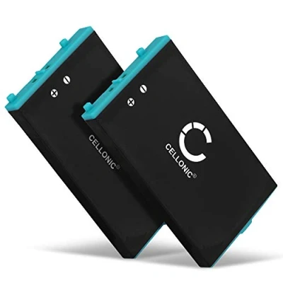 Abbildung von CELLONIC 2X Akku kompatibel mit Nintendo Game Boy Advance SP 3.6V 3.7V 900mAh