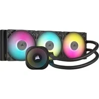 Abbildung von CORSAIR iCUE LINK Titan 360 RX RGB Flüssig CPU Kühler 360mm AIO 3X RX120 Lüfter Inklusive Geeignet Für Intel LGA 1851/1700, AMD AM5/AM4 System Hub Schwarz