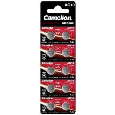 Abbildung von CAMELION Knopfzelle AG10 /LR1130/389/390/LR54 Batterien, 0% Quecksilber