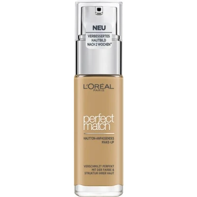 Abbildung von L&#039;Oréal Paris Perfect Match Makeup Foundation, Damen, Größe: 30 ml, 6.d/6.w golden honey