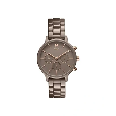 Abbildung von MVMT Multi Zifferblatt Quarz Uhr für Damen mit Hell Graues Keramikband 28000202 D