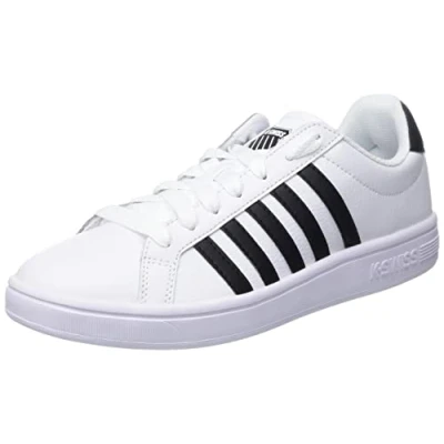 Abbildung von K SWISS Court Tiebreak Sneaker low, Herren, Größe: 44, white black Schuhe