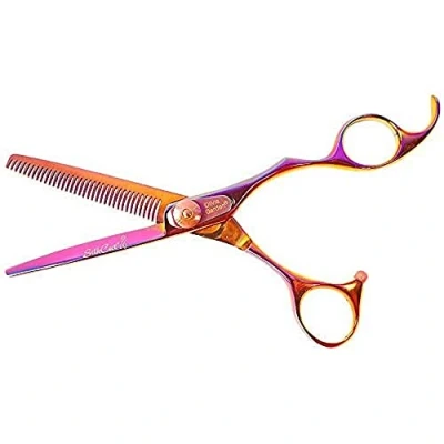 Abbildung von Olivia Garden SilkCut Effilierschere Europäische Version Größe 16, Think Pink Edition, 1 stück