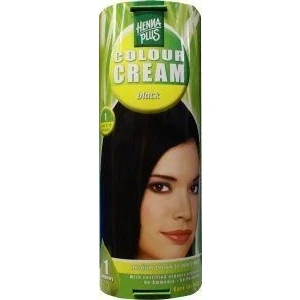 Abbildung von Henna Plus Farbe Cremeschwarz 1 (60 Ml) Haar Haarfärbung Haarfaerbung
