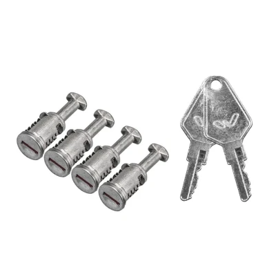 Abbildung von Schlösser Set für Tiger Dachreling silber