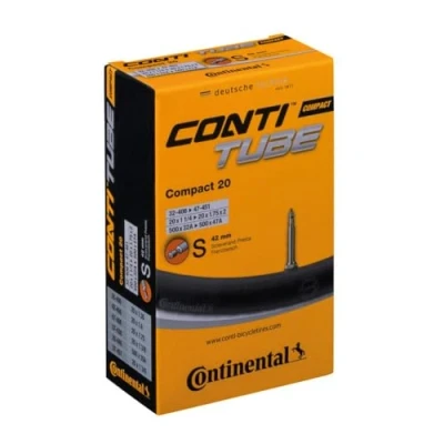 Abbildung von Continental Unisex Erwachsene Luftschlauch Fahrrad Compact 20 Schlauch, Mehrfarbig, Einheitsgröße