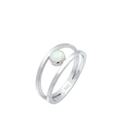 Abbildung von Elli Ring silvercoloured, Damen, Größe: 52, Silver coloured