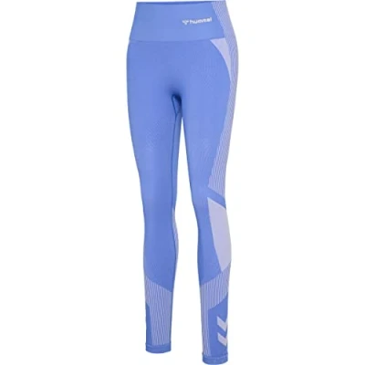 Abbildung von hummel Damen Hmlmt Unite sømløse Hw Tights Leggings, Marina/Lavender, XS EU