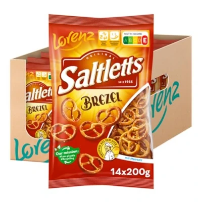 Abbildung von Lorenz Snack World Saltletts Brezeln, 14er Pack (14 x 200 g)