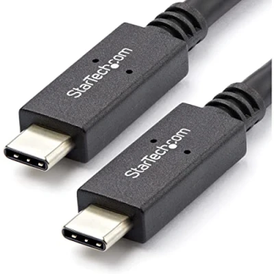 Abbildung von StarTech.com USB C Kabel mit Power Delivery (5A) St/St 1m 3.1 (10Gbit/s) Zertifiziert Typ Gen 2
