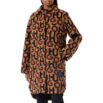 Abbildung von HUGO Women&#039;s Melesa 2 Coat, Open Brown245, 42