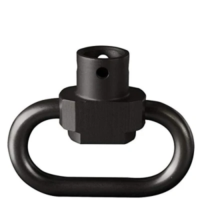 Abbildung von HALDER Unisex Erwachsene Push &amp; GO Aufnahmebuchse mit Bügel für Riemenbügel (Slim), Ø 6 x 1 mm, schwarz, 6,0 mm / 23