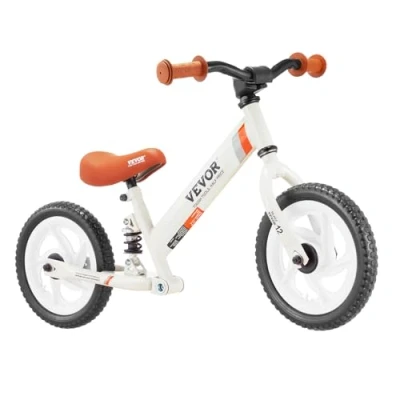 Abbildung von VEVOR Laufrad für Kleinkinder, 12 Zoll Kinderfahrrad aus Karbonstahl mit verstellbarem Sitz und Lenker, Reifen Eva Schaum, ohne Pedale, Geschenk Jungen Mädchen