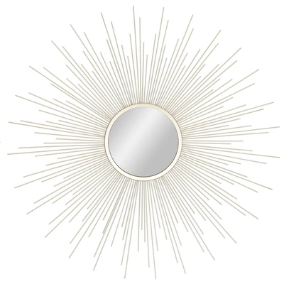 Abbildung von Leonique Dekospiegel &quot;Dekospiegel&quot;, (1 St.), Wandspiegel, Ø 70cm, aus Metall, gold