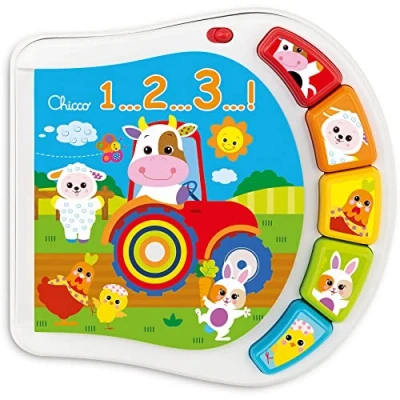 Abbildung von Chicco Lernspielzeug Zahlen Farmbuch