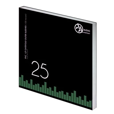 Abbildung von AA Audio Anatomy Vinyl Doppel LP Gatefold Außenhüllen 12“ PVC/100µ Transparent, 25 Stück