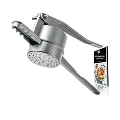 Abbildung von Thiru Spätzlepresse Kartoffelpresse mit Auflagerasten Spätzle, Kartoffeln, Saft, Fädle, Made in Germany