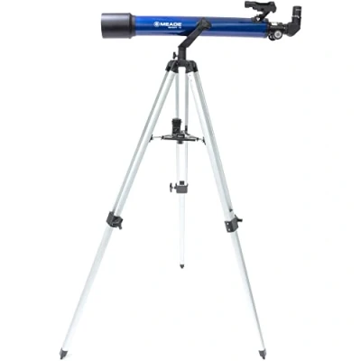 Abbildung von Meade Instruments 209003 Infinity 70AZ Refraktor Teleskop, Metallic Blau