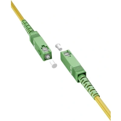 Abbildung von Goobay 59655 Glasfaserkabel (FTTH) / Singlemode (OS2) Simplex/SC APC (8) Stecker auf LC UPC Stecker/Lichtwellenkabel 25 Meter