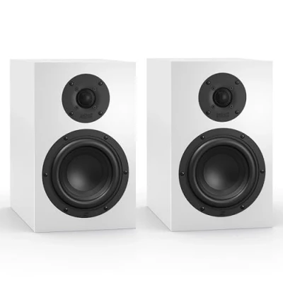 Abbildung von Nubert nuBoxx B 40 WeiÃŸe Kompaktlautsprecher 2 Stück Passivboxen Lautsprecher für Stereo Anlage Kompakte Regallautsprecher Boxen mit Wege Technik Musik