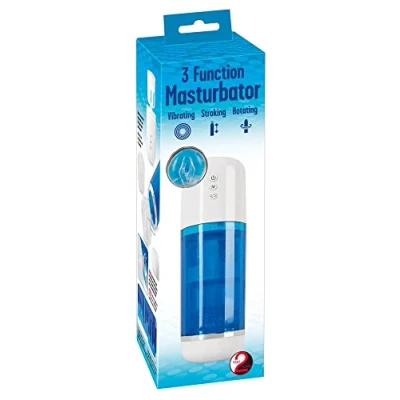 Abbildung von Masturbator &quot;3 Function&quot; mit Rotation, Stoßfunktion und Vibration