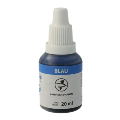 Abbildung von Bakeryteam Airbrush Lebensmittelfarbe Blau/Blue 20ml