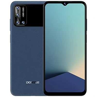 Abbildung von DOOGEE N40 PRO Android 11 Smartphone Ohne Vertrag, Helio P60 Octa Core 6GB+128GB,6.52&#039;&#039; HD+ Handy,6380mAh Akku, 20MP Quad Rückfahrkamera, 16MP Frontkamera, Fingerabdruck DUAL SIM GPS Blau