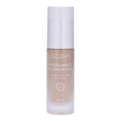 Abbildung von GOSH Foundation mit LSF 15 für helle &amp; dunkle Haut, vegan I Mattierendes Make up trockene, sensible ölige Haut wisch und schweißfest, ölfrei Deckkraft regulierbar, kein Maskeneffekt 002R