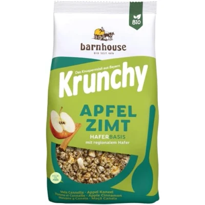 Abbildung von Barnhouse Krunchy Apfel Zimt Bio Müsli 375g Vollkorn knusprig